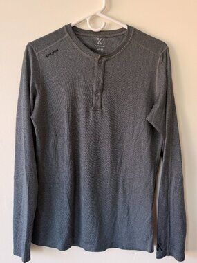 Kitsbow Long-Sleeve Henley Shirt Size Medium